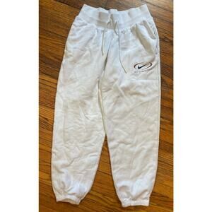 Nike Sportswear Phoenix women oversized Trouser sweat pants Small Pockets White